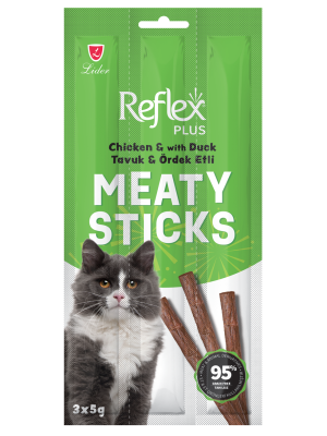REFLEX PLUS 3'LÜ STİCK KEDİ TAVUK & ÖRDEK